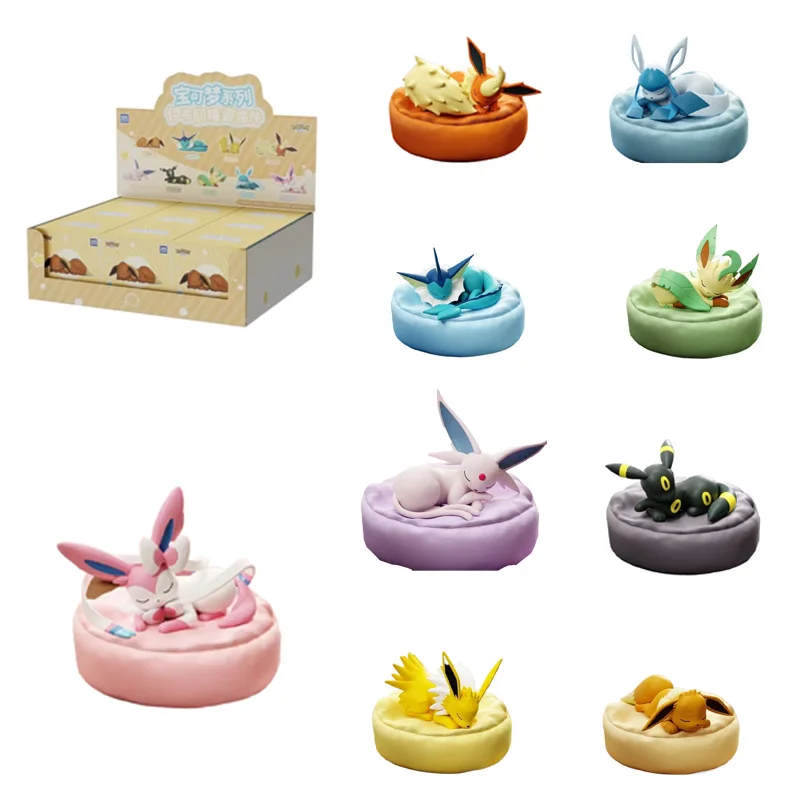 Hot Cute Eevee Multi Forms Sleeping Pose Blind Box Figures Kawaii Doll Desktop Decor Pc Case Accessories Mystery Blind Box Gifts
Hot Cute Eevee Multi Forms Sleeping Pose Blind Box Figures Kawaii Doll Desktop Decor Pc Case Accessories Mystery Blind Box Gifts