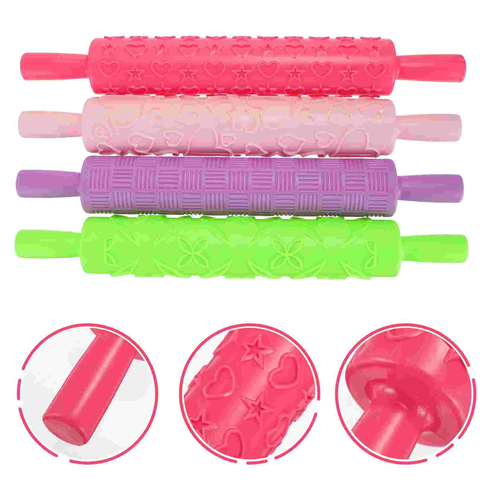 4 Pcs Heart Shaped Embossed Rolling Plastic Baking Pastry Tools Cookie Pizza Maker Lightweight Hygienic Food Grade
4 Pcs Heart Shaped Embossed Rolling Plastic Baking Pastry Tools Cookie Pizza Maker Lightweight Hygienic Food Grade