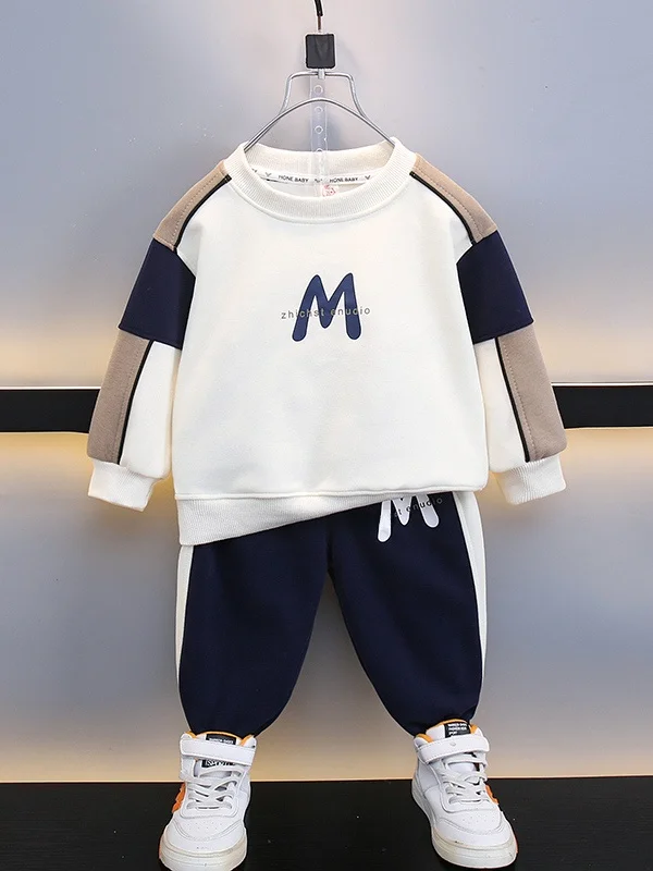 Spring Autumn Children's Casual Sports Wear Set for Boys Lightweight Long Sleeve Cotton Sweatshirt And Long Pants
Spring Autumn Children's Casual Sports Wear Set for Boys Lightweight Long Sleeve Cotton Sweatshirt And Long Pants
