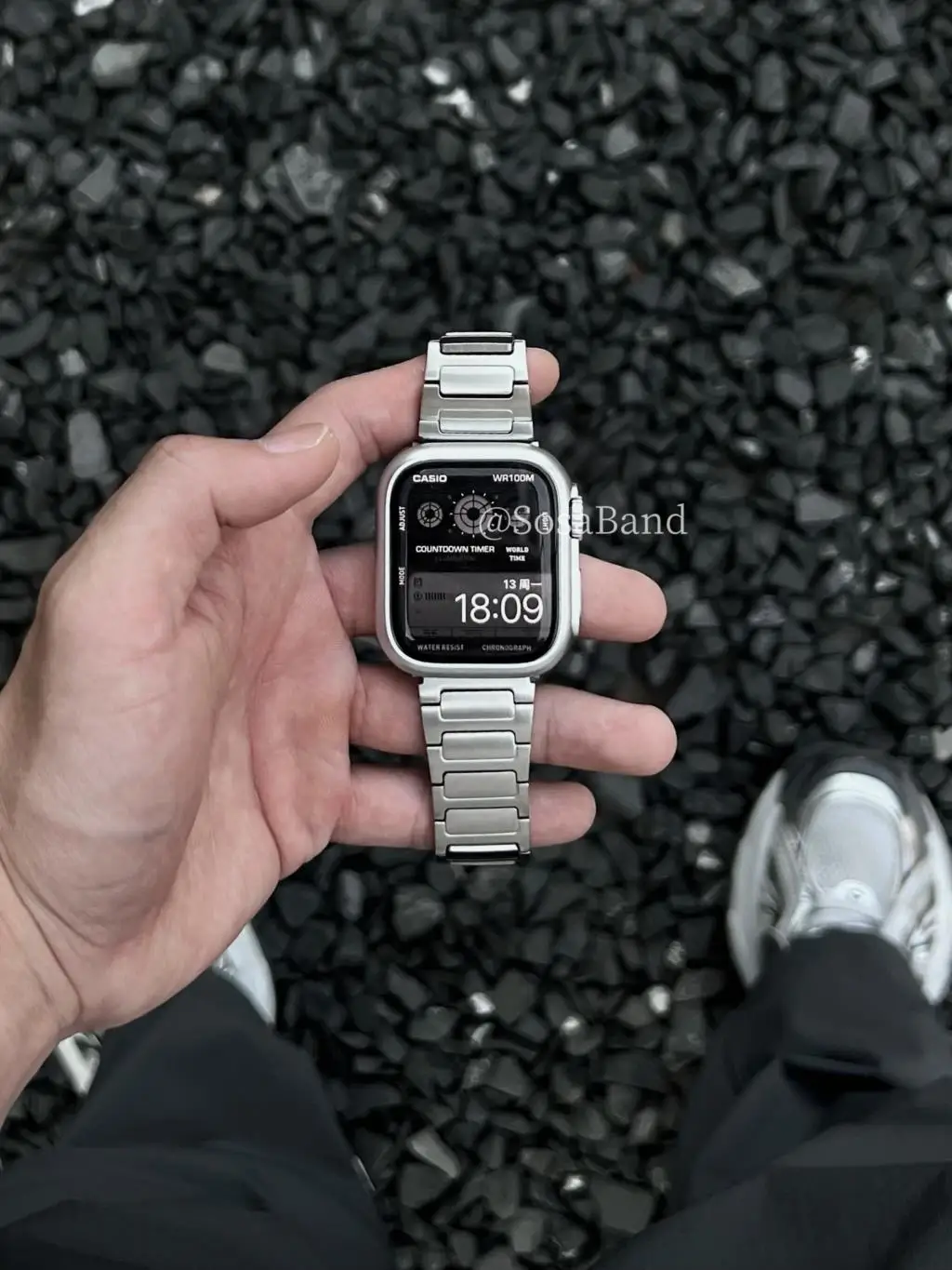 SosaBand Stainless steel three-bead metal for Apple watch band S10AppleWatch789iwatch34
SosaBand Stainless steel three-bead metal for Apple watch band S10AppleWatch789iwatch34