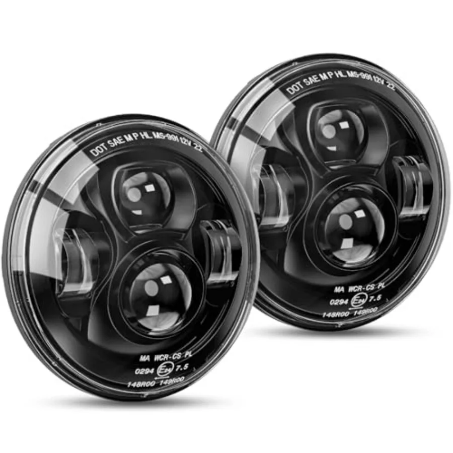 7-дюймовая круглая светодиодная фара с ближним/дальним светом, антибликовая, с истинной Z-образной линией отсечения, H6024, черная, Plug & Play, совместимая
7-дюймовая круглая светодиодная фара с ближним/дальним светом, антибликовая, с истинной Z-образной линией отсечения, H6024, черная, Plug & Play, совместимая