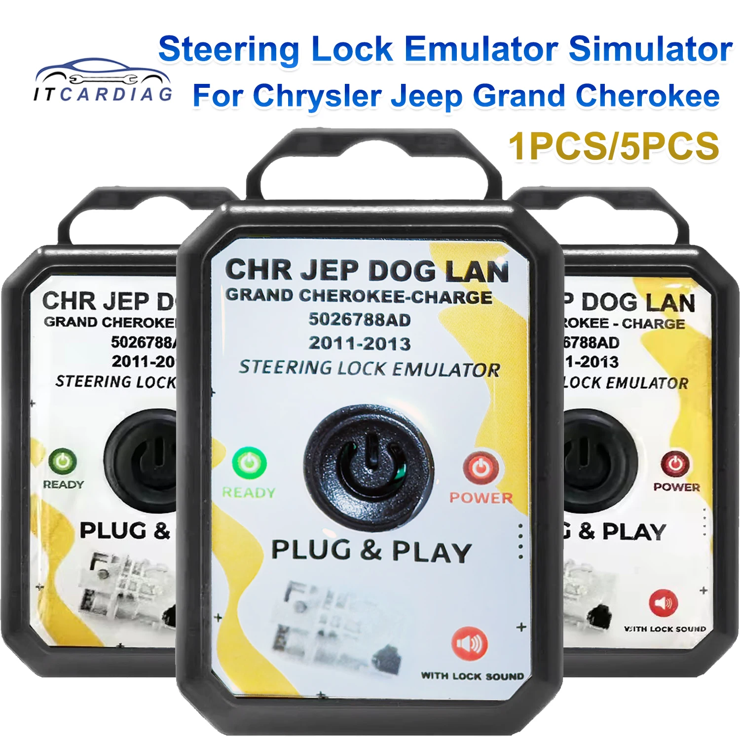 For Jeep Grand Cherokee Chrysler Dodge 2011-2013 Steering Lock Emulator Simulator No Programming Plug and Start
For Jeep Grand Cherokee Chrysler Dodge 2011-2013 Steering Lock Emulator Simulator No Programming Plug and Start