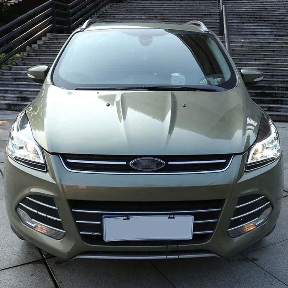 Для Ford Kuga Escape 2013-2016 Высококачественные автомобильные передние фонари, обновленные аксессуары с двумя линзами проектора, светодиодные автомобильные фары в сборе
Для Ford Kuga Escape 2013-2016 Высококачественные автомобильные передние фонари, обновленные аксессуары с двумя линзами проектора, светодиодные автомобильные фары в сборе