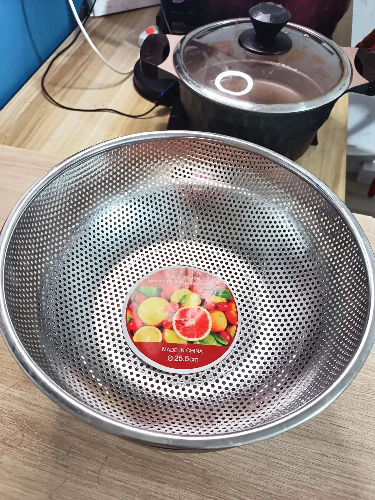 Кухонная мойка из нержавеющей стали для риса и овощей, круглая, в китайском стиле
Кухонная мойка из нержавеющей стали для риса и овощей, круглая, в китайском стиле