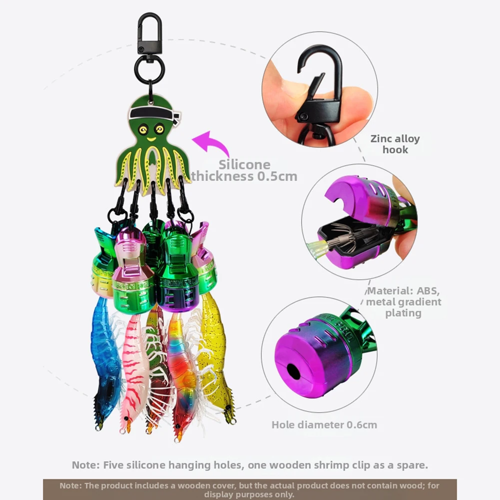 Защитная наживка для джиг-кальмара Electroplat для деревянных крючков для креветок и эги, легкий дизайн, подходит для 2, 2, 2, 5, 3, 0 и 3, 5 размеров
Защитная наживка для джиг-кальмара Electroplat для деревянных крючков для креветок и эги, легкий дизайн, подходит для 2, 2, 2, 5, 3, 0 и 3, 5 размеров