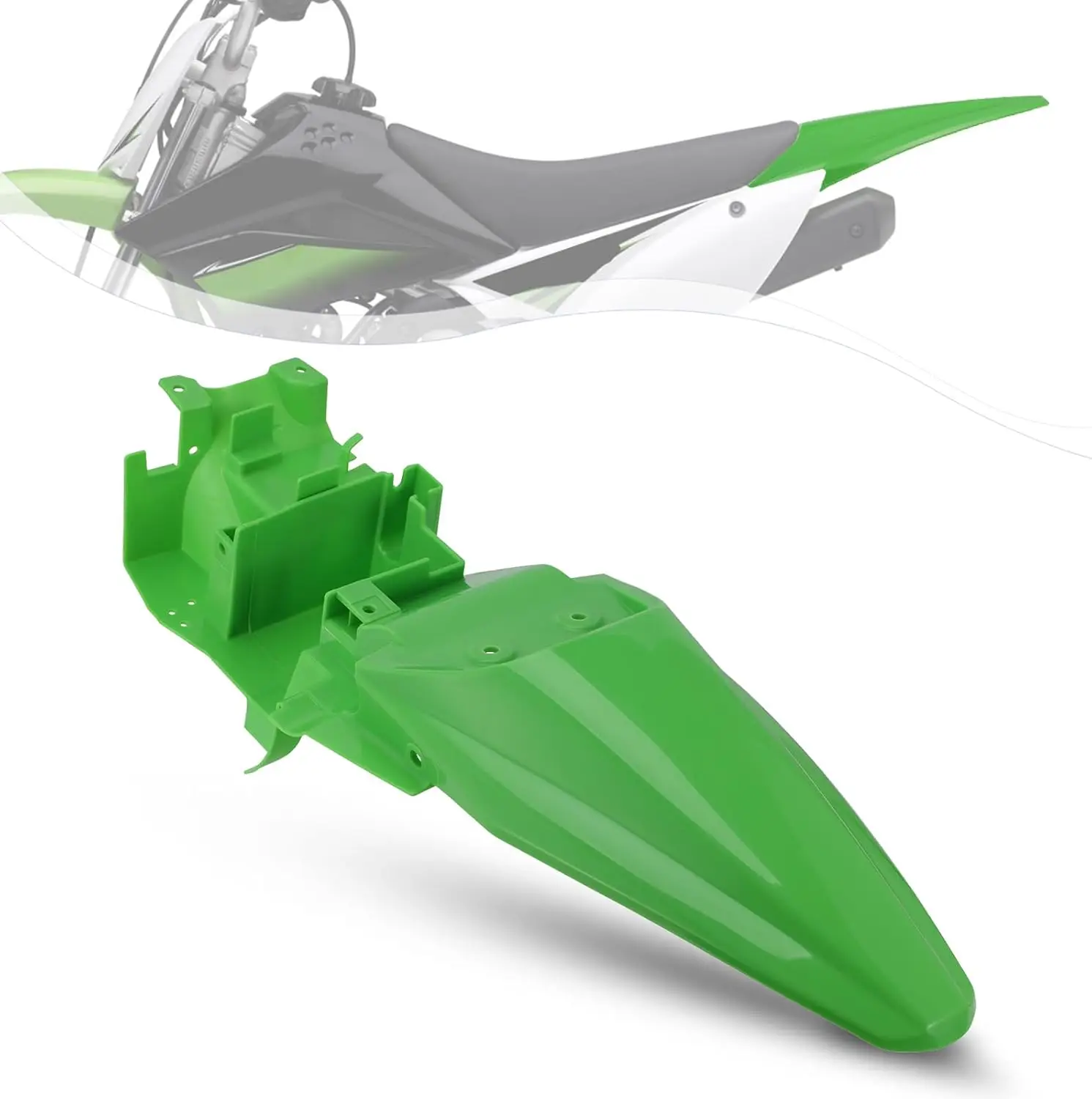 Dirt Bike Rear for KLX110,Rear Seat Mudguard Mud Guard for KLX 110 2010-2025/KLX110L 2010-2024-Green
Dirt Bike Rear for KLX110,Rear Seat Mudguard Mud Guard for KLX 110 2010-2025/KLX110L 2010-2024-Green