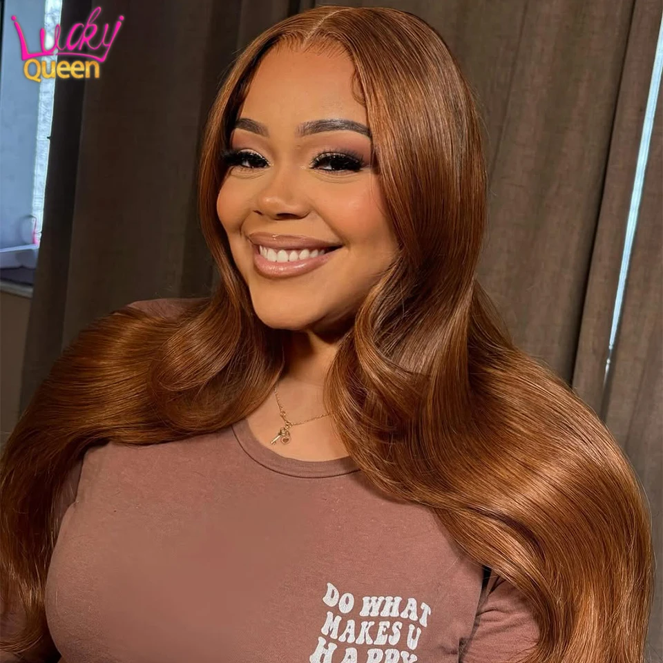 Ginger Brown Human Hair Wig Light Brown 13x4 Lace Front Human Wig For Women Pre Plucked 5x5 Lace Closure Wig Body Wave Glueless
Ginger Brown Human Hair Wig Light Brown 13x4 Lace Front Human Wig For Women Pre Plucked 5x5 Lace Closure Wig Body Wave Glueless