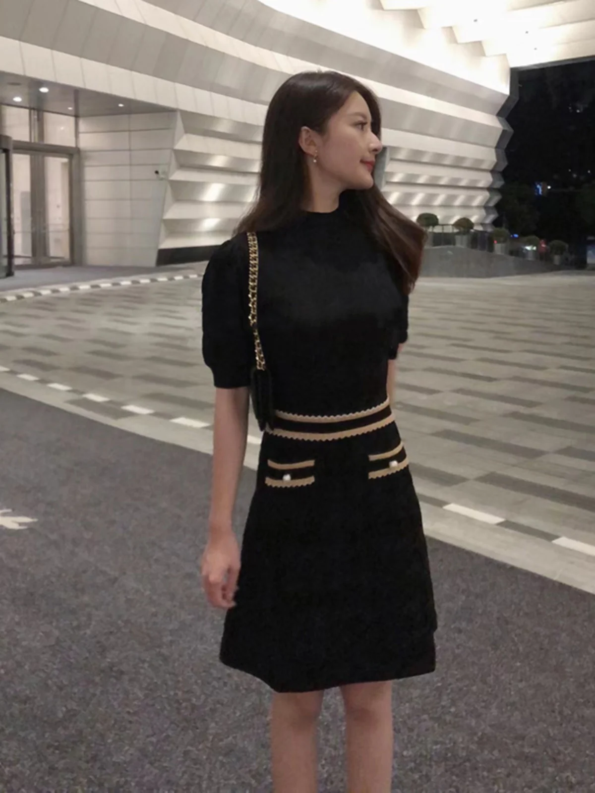Sivos Autumn Pearl Button Slim Fit Bla Knitted Dr Ele Ladylike Commute Sle High Waist A-Line ort Sve Dr
Sivos Autumn Pearl Button Slim Fit Bla Knitted Dr Ele Ladylike Commute Sle High Waist A-Line ort Sve Dr