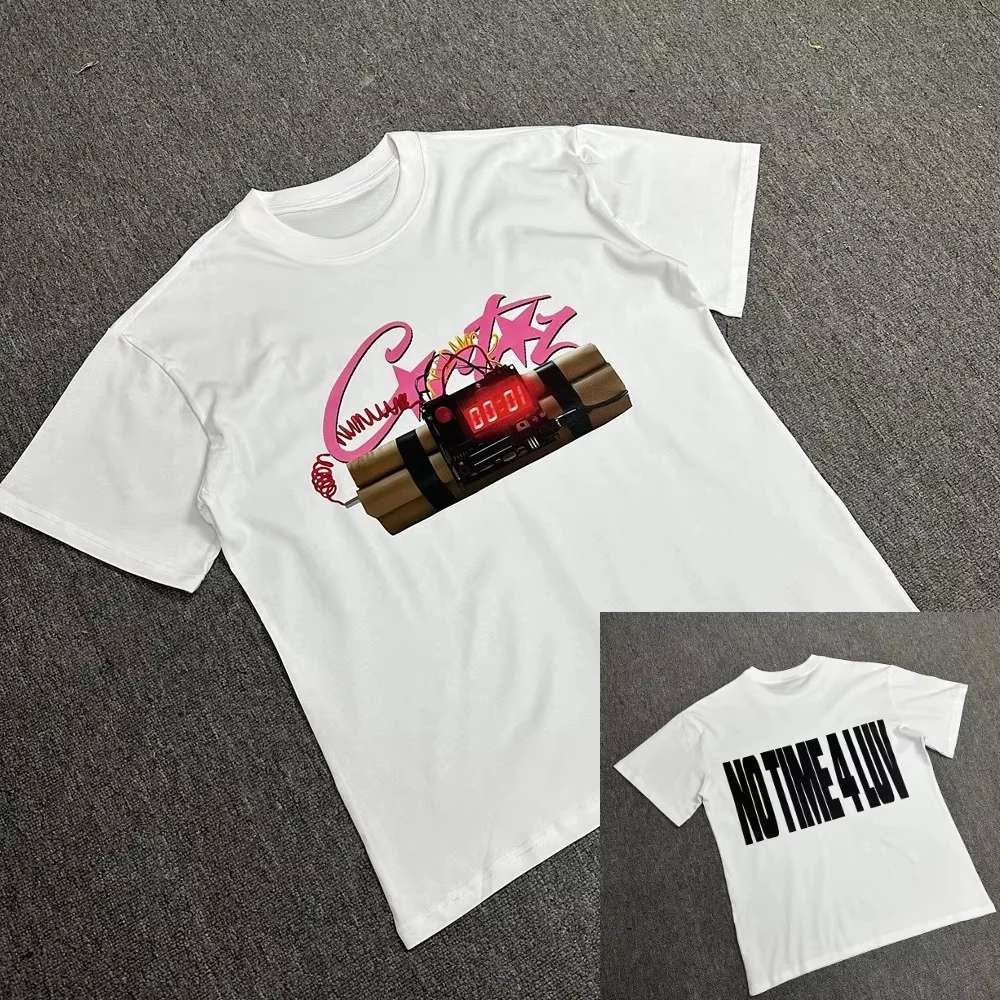 2025 New Summer High-quality Fashion Letter Chest Large Printed Flat Head Collar Cotton Men's and Women's Same Short-sleeved Top
2025 New Summer High-quality Fashion Letter Chest Large Printed Flat Head Collar Cotton Men's and Women's Same Short-sleeved Top