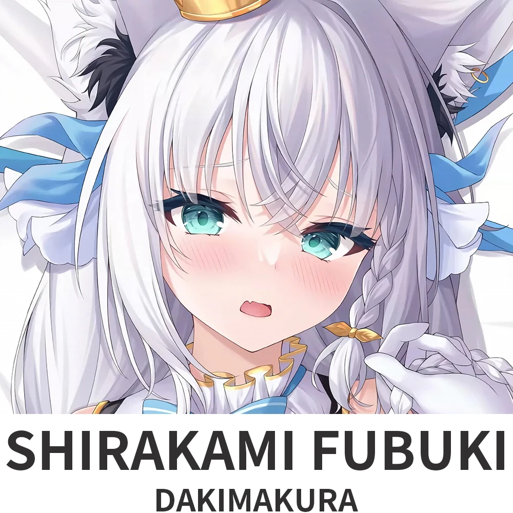 Dakimakura Hololive Shirakami Fubuki Anime Double-sided Print Life-size Body Pillow Cover Pillowcase
Dakimakura Hololive Shirakami Fubuki Anime Double-sided Print Life-size Body Pillow Cover Pillowcase