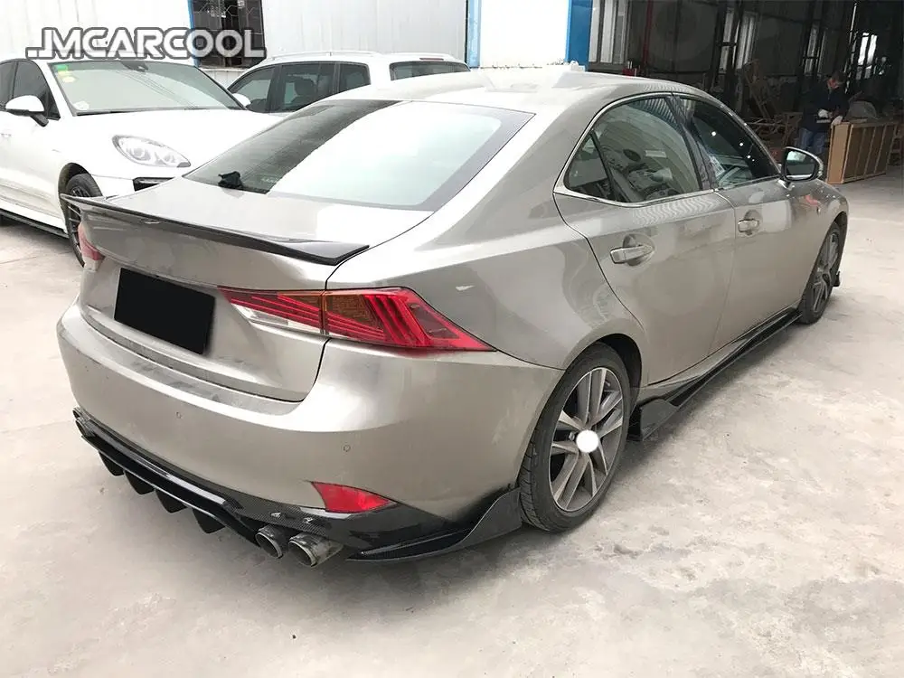 Carbon Fiber Material Rear Lip Diffuser With Splitter FRP Bumper Cover for LEXUS IS300 IS350 IS F Sport Sedan 4 Door 2017-2019
Carbon Fiber Material Rear Lip Diffuser With Splitter FRP Bumper Cover for LEXUS IS300 IS350 IS F Sport Sedan 4 Door 2017-2019