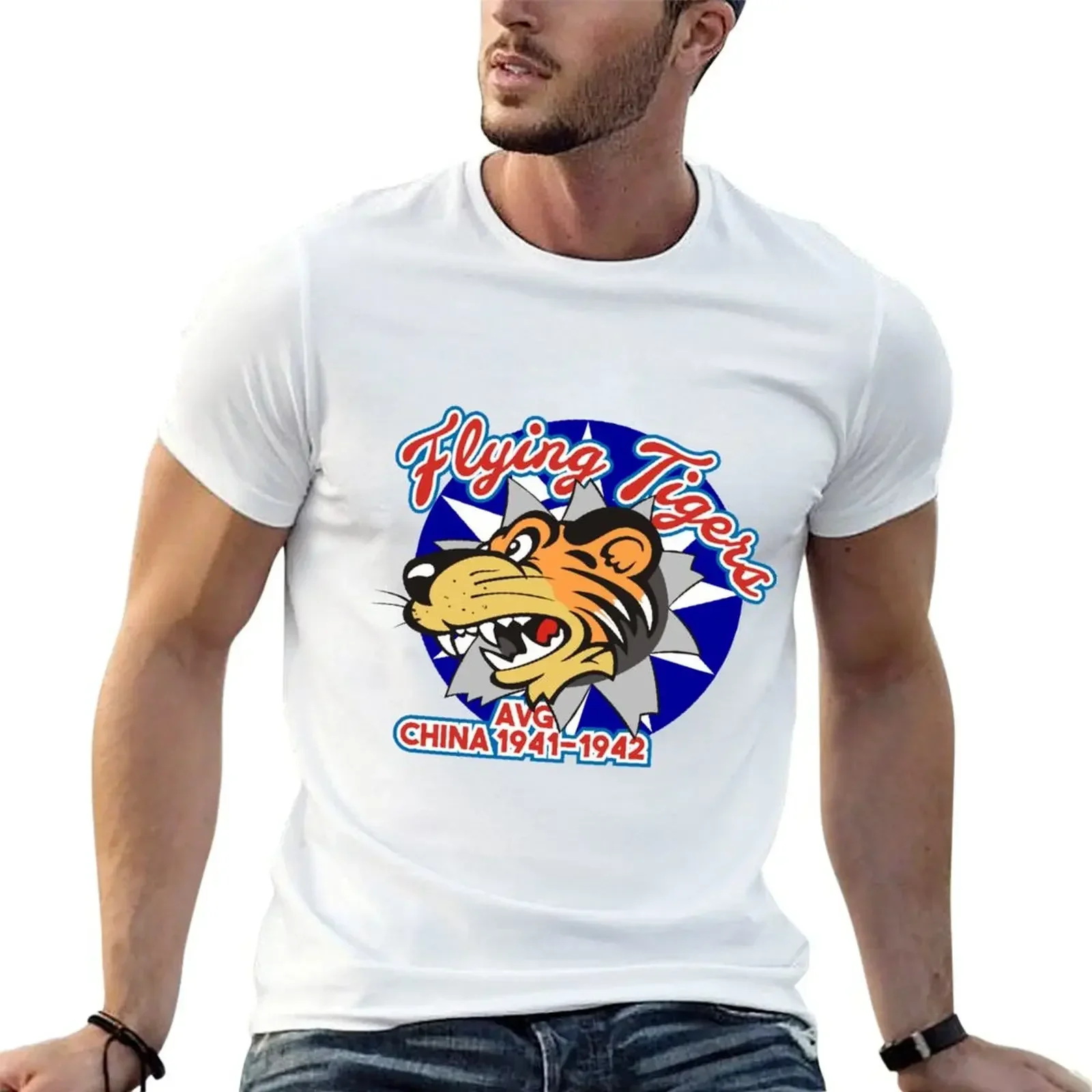 Flying Tigers - AVG 1941-1942 T-Shirt hippie clothes summer tops sweat anime shirts men
Flying Tigers - AVG 1941-1942 T-Shirt hippie clothes summer tops sweat anime shirts men