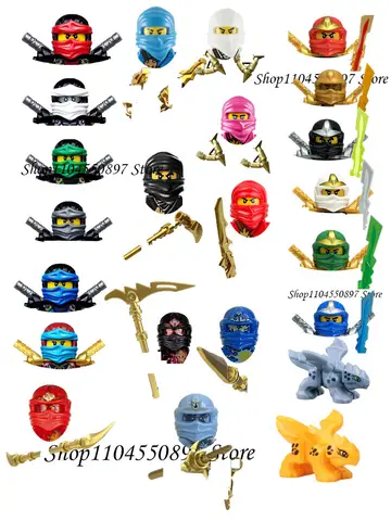 New Toy AnimeCartoonTVBricksDollsNinja LloydGarmadonKaiZane jayNyaBuildingBlocksAssemblingToysModelkids Gifts