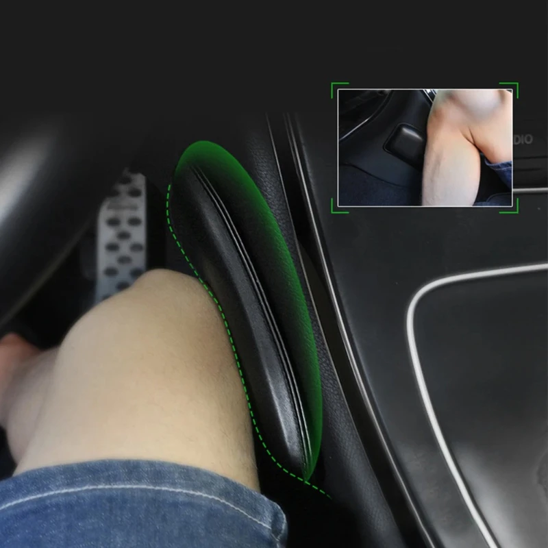 Leather Knee Pad for Car Interior Pillow Comfortable Elastic Cushion Memory Foam Universal Thigh Support Accessories 18X8.2cm
Leather Knee Pad for Car Interior Pillow Comfortable Elastic Cushion Memory Foam Universal Thigh Support Accessories 18X8.2cm
