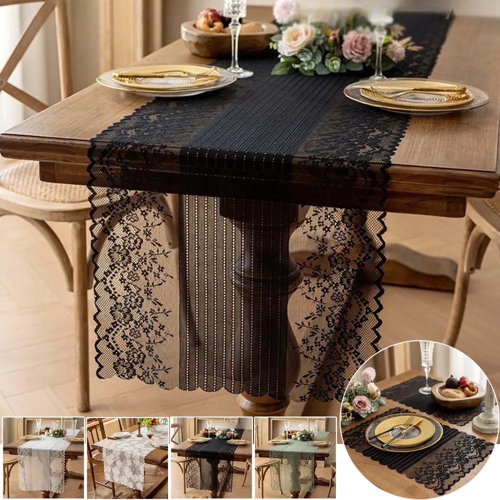 1PC French Romantic Lace Table Runner Elegant Mesh Gauze Embroidered Table Cloth for Wedding Dining Table Decoration Скатерть
1PC French Romantic Lace Table Runner Elegant Mesh Gauze Embroidered Table Cloth for Wedding Dining Table Decoration Скатерть