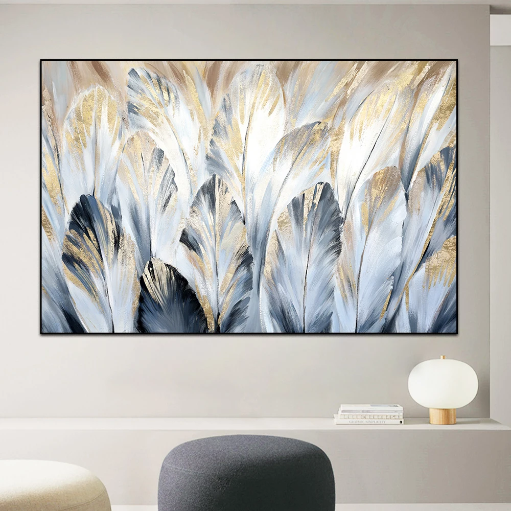 Feather Gold Color Lamp Poster Canvas Print Wall Nordic Minimalist Style Art Modular Living Room Bedroom Home Without Frame
Feather Gold Color Lamp Poster Canvas Print Wall Nordic Minimalist Style Art Modular Living Room Bedroom Home Without Frame