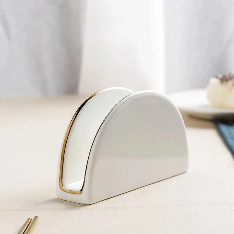Керамический держатель для салфеток на обеденный стол, элегантная подставка для салфеток для ресторанов, отелей и вечеринок, золотой держатель для визиток
Керамический держатель для салфеток на обеденный стол, элегантная подставка для салфеток для ресторанов, отелей и вечеринок, золотой держатель для визиток