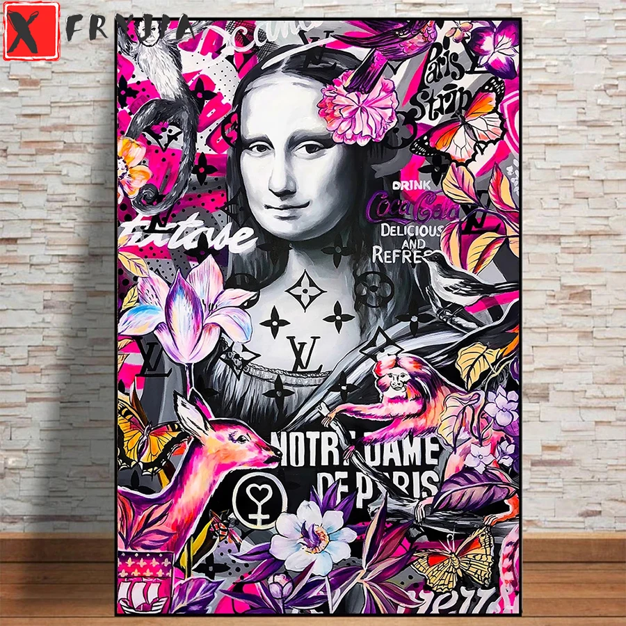 Full square Round drill Diamond embroidery Graffiti art monla lisa 5D DIY diamond Painting Cross Stitch Rhinestone Mosaic
Full square Round drill Diamond embroidery Graffiti art monla lisa 5D DIY diamond Painting Cross Stitch Rhinestone Mosaic