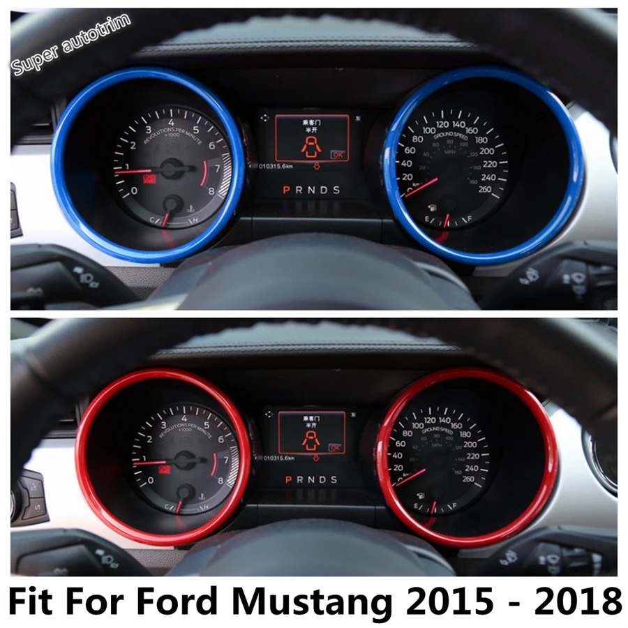 Dashboard Stopwatch Instrument Ring Decoration Cover Trim Fit For Ford Mustang 2015 - 2018 ABS Red / Blue Accessories Interior
Dashboard Stopwatch Instrument Ring Decoration Cover Trim Fit For Ford Mustang 2015 - 2018 ABS Red / Blue Accessories Interior