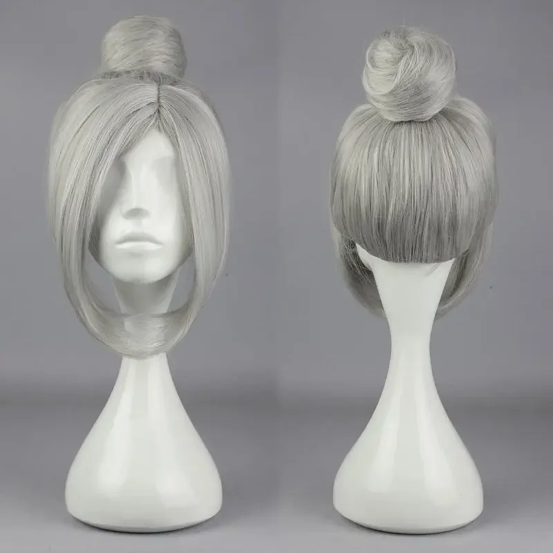 Prison School Meiko Shiraki Short Silver Gray With Bun Heat Resistant Cosplay Costume Wig
Prison School Meiko Shiraki Short Silver Gray With Bun Heat Resistant Cosplay Costume Wig