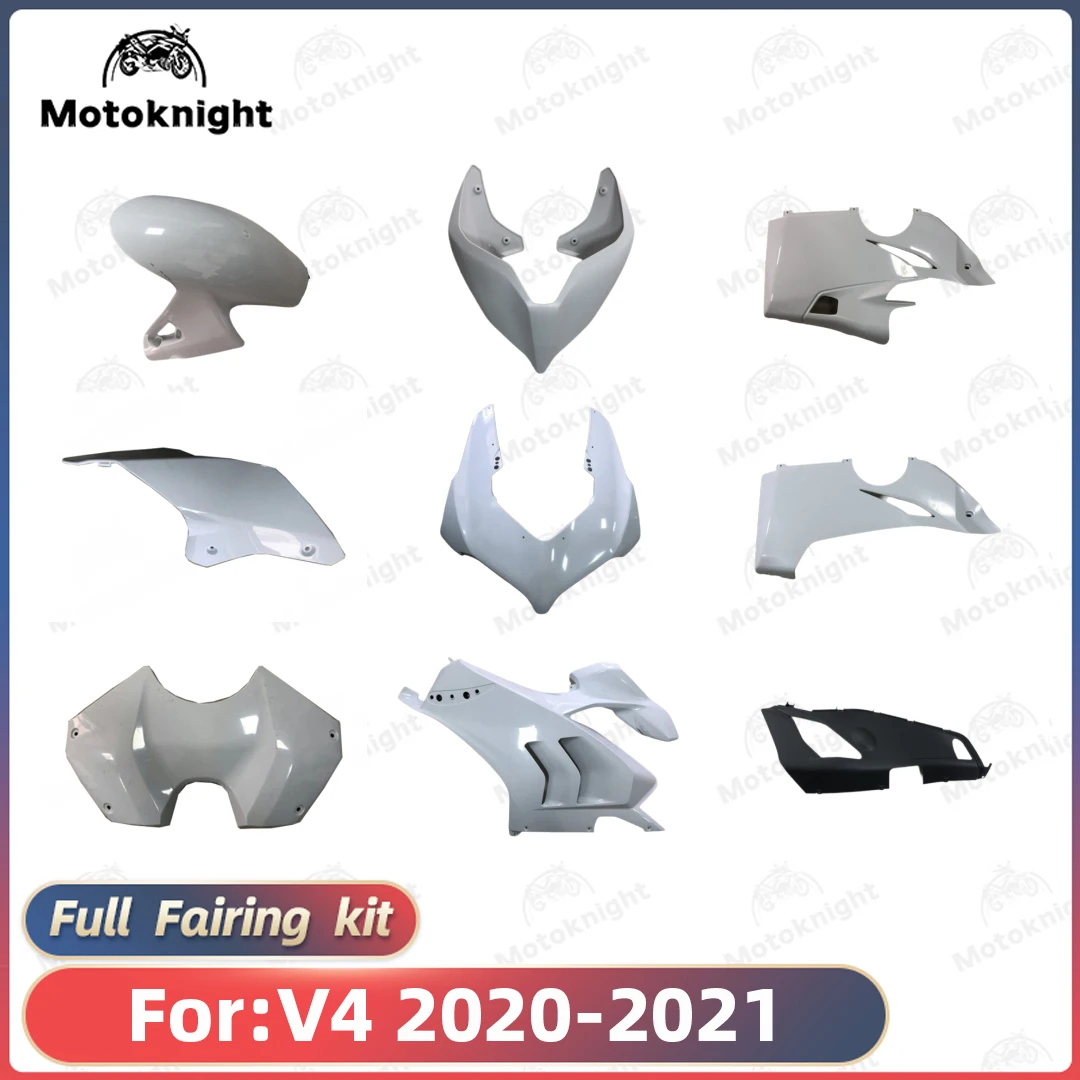 Неокрашенный комплект обтекателей из АБС-пластика для Ducati V4 2020 2021 комплект кузова мотоцикла-Полный комплект неокрашенных панелей кузова
Неокрашенный комплект обтекателей из АБС-пластика для Ducati V4 2020 2021 комплект кузова мотоцикла-Полный комплект неокрашенных панелей кузова