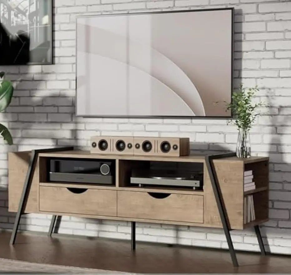 TV Stand 65 inch, Modern TV Table Stand with Storage Cabinet, Entertainment Center with 6 Open Shelves
TV Stand 65 inch, Modern TV Table Stand with Storage Cabinet, Entertainment Center with 6 Open Shelves