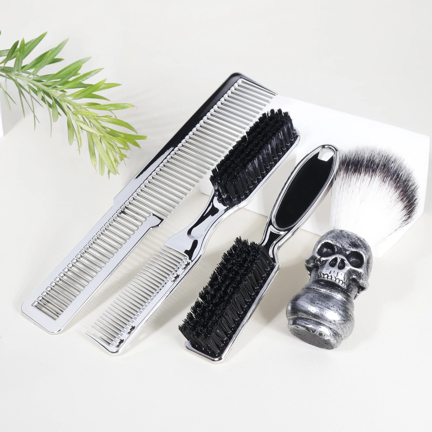 4-piece multi-color hair styling set, fine toothed comb, neck cleaning brush, oil head brush,Special for real hair wigs
4-piece multi-color hair styling set, fine toothed comb, neck cleaning brush, oil head brush,Special for real hair wigs