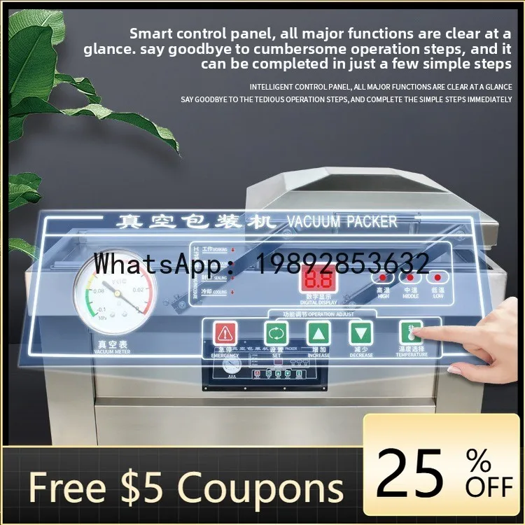 JX Food Double Chamber Vacuum Packaging Machine Flat Plate Frozen Food Vacuum Sealer Vacuum Sealing Machine
JX Food Double Chamber Vacuum Packaging Machine Flat Plate Frozen Food Vacuum Sealer Vacuum Sealing Machine