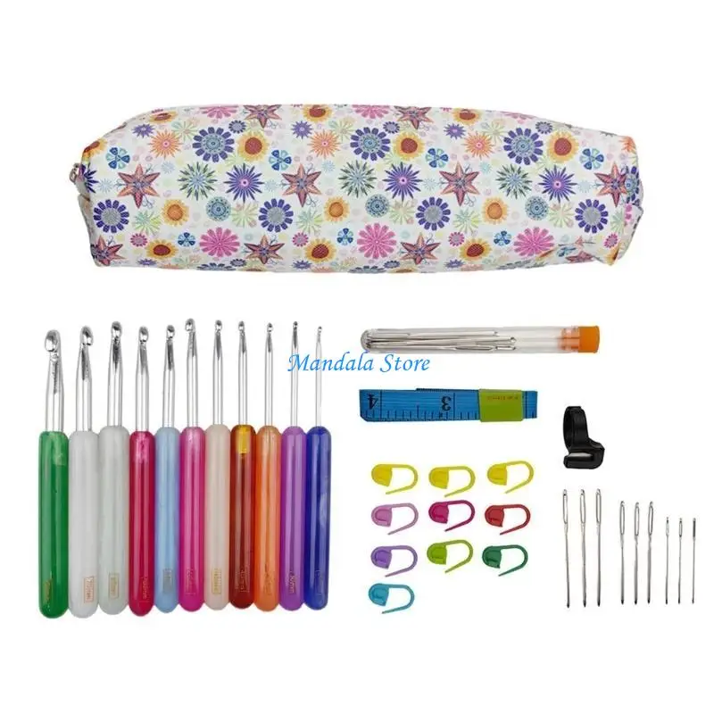 U2JC Complete Crochet Set, Include Crochet Hook, Knitting Needle, Stitching Marker, Soft Tape Measure, Zippered Storage Bag
U2JC Complete Crochet Set, Include Crochet Hook, Knitting Needle, Stitching Marker, Soft Tape Measure, Zippered Storage Bag
