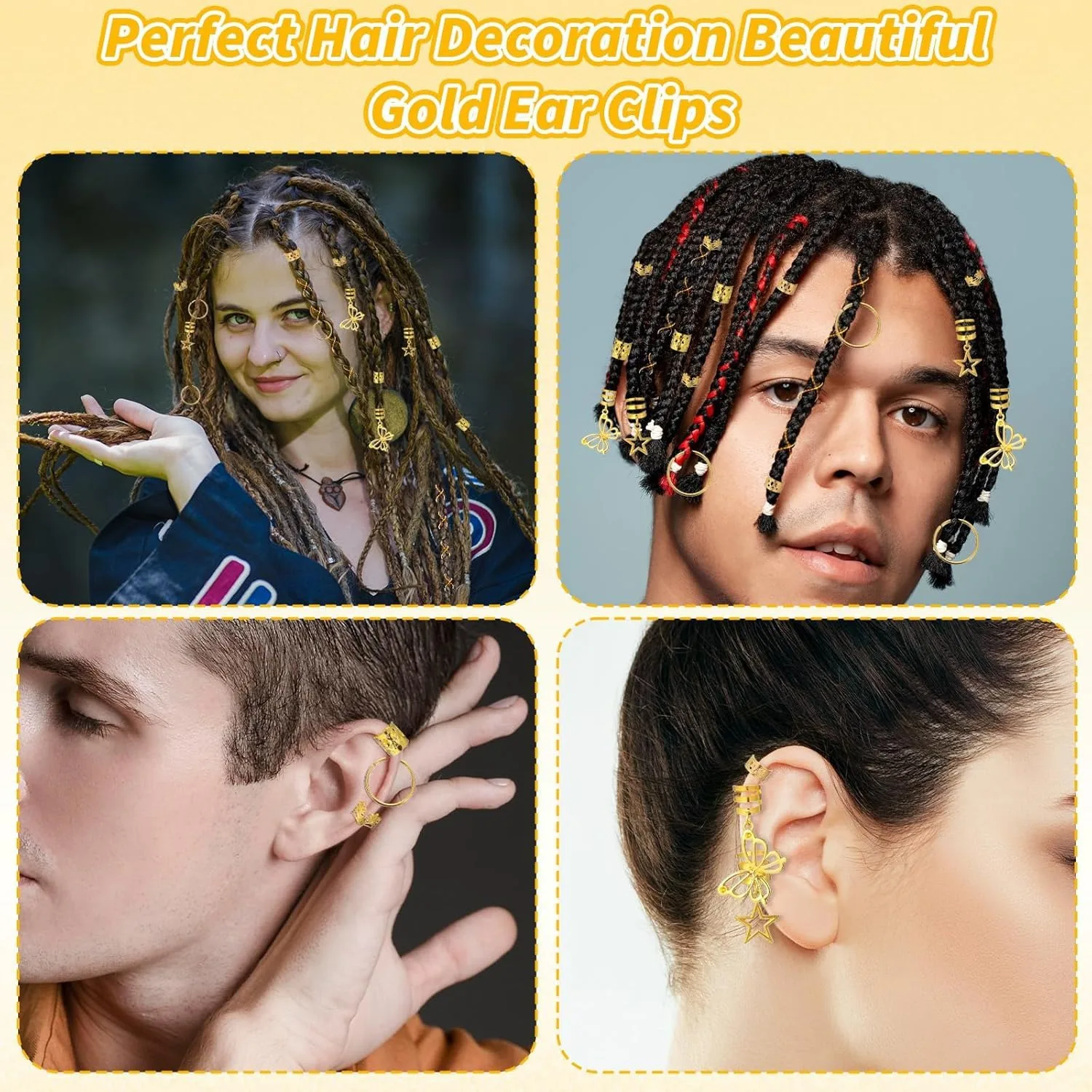 Fashion 48 Piece Crown Hair Ring Set Rope Butterfly for DIY Hair Extension Decoration Handmade Accessory
Fashion 48 Piece Crown Hair Ring Set Rope Butterfly for DIY Hair Extension Decoration Handmade Accessory