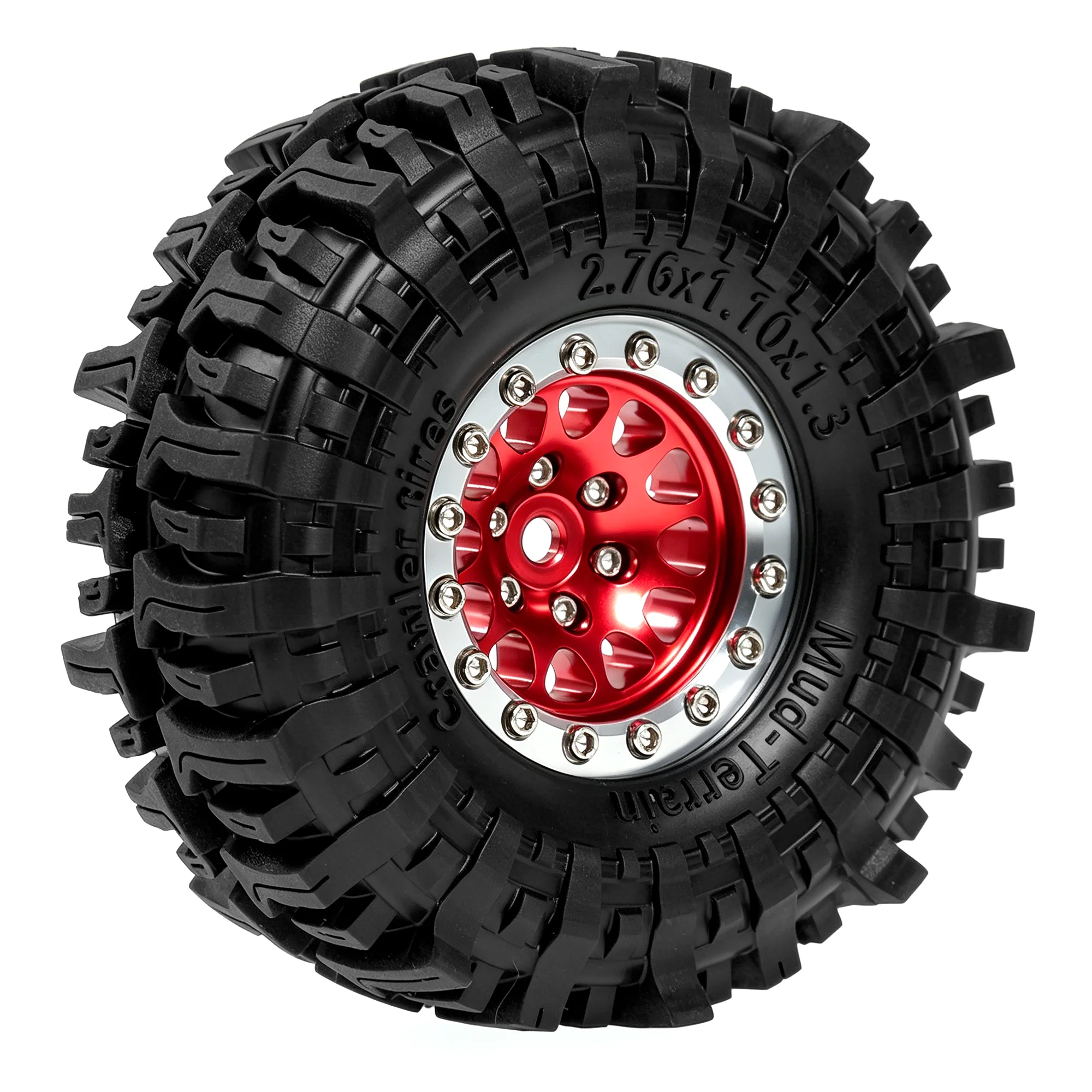 RED SPIDER 4Pcs 1.3" Metal Beadlock Wheel Tire Set for 1/18 1/24 TRX4M SCX24 AX24 FCX18 FCX24 RC Crawler Car
RED SPIDER 4Pcs 1.3" Metal Beadlock Wheel Tire Set for 1/18 1/24 TRX4M SCX24 AX24 FCX18 FCX24 RC Crawler Car