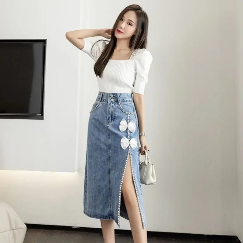 With Slit Jeans Skirts for Women High Waist Harajuku A Line Y2k Vintage Aesthetic Cheap Summer 2025 Streetwear Woman Denim Skirt
With Slit Jeans Skirts for Women High Waist Harajuku A Line Y2k Vintage Aesthetic Cheap Summer 2025 Streetwear Woman Denim Skirt