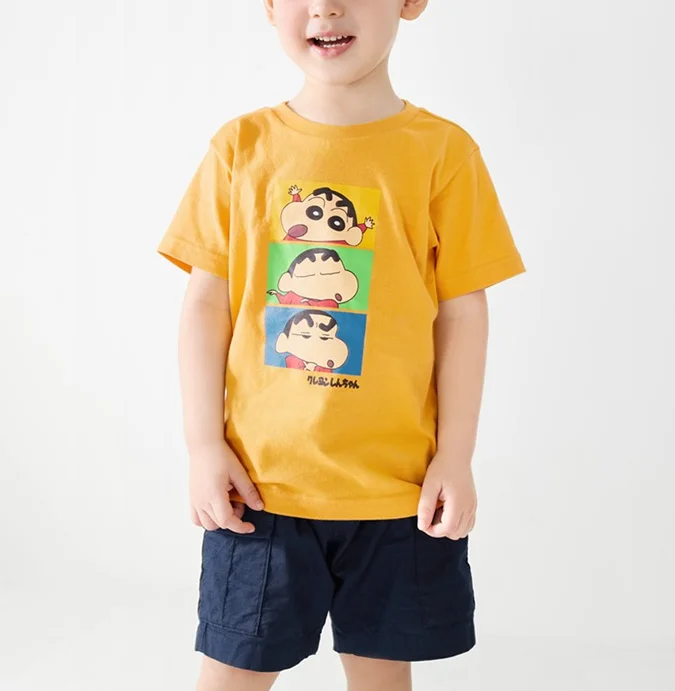 2026 Summer Comic Form Crayon Shin-chan Image 100% Cotton Printed Oversize Casual T-shirt Adult Children Parent-child Top y2k.
2026 Summer Comic Form Crayon Shin-chan Image 100% Cotton Printed Oversize Casual T-shirt Adult Children Parent-child Top y2k.