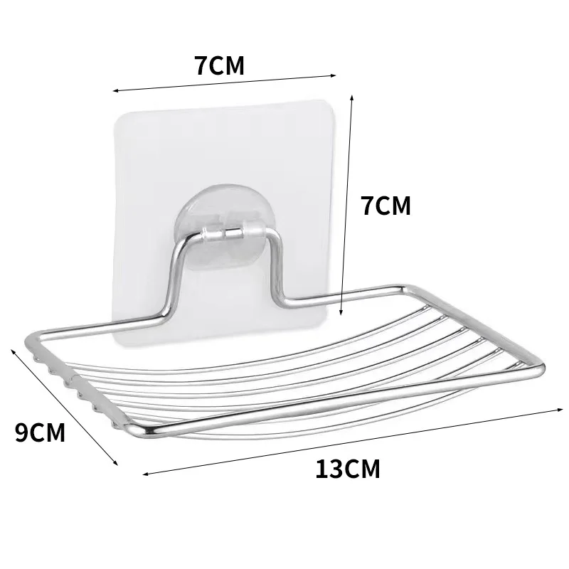 Stainless Steel Soap Rack Wall Mounted Soap Holder High Quality Sponge Dish Bathroom Accessories Dishes Self Adhesive banheiro
Stainless Steel Soap Rack Wall Mounted Soap Holder High Quality Sponge Dish Bathroom Accessories Dishes Self Adhesive banheiro