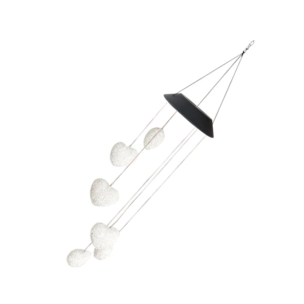 Solar Powered Heart Wind Chime LED Light Automatic Color Changing Outdoor Hanging Decor Romantic Valentine Gifts
Solar Powered Heart Wind Chime LED Light Automatic Color Changing Outdoor Hanging Decor Romantic Valentine Gifts