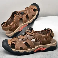 Summer Men Sandals Genuine Leather Mens Casual Shoes Outdoor Men Leather Sandals for Men Beach Shoes Roman Shoes Plus Size 38-48
Summer Men Sandals Genuine Leather Mens Casual Shoes Outdoor Men Leather Sandals for Men Beach Shoes Roman Shoes Plus Size 38-48
