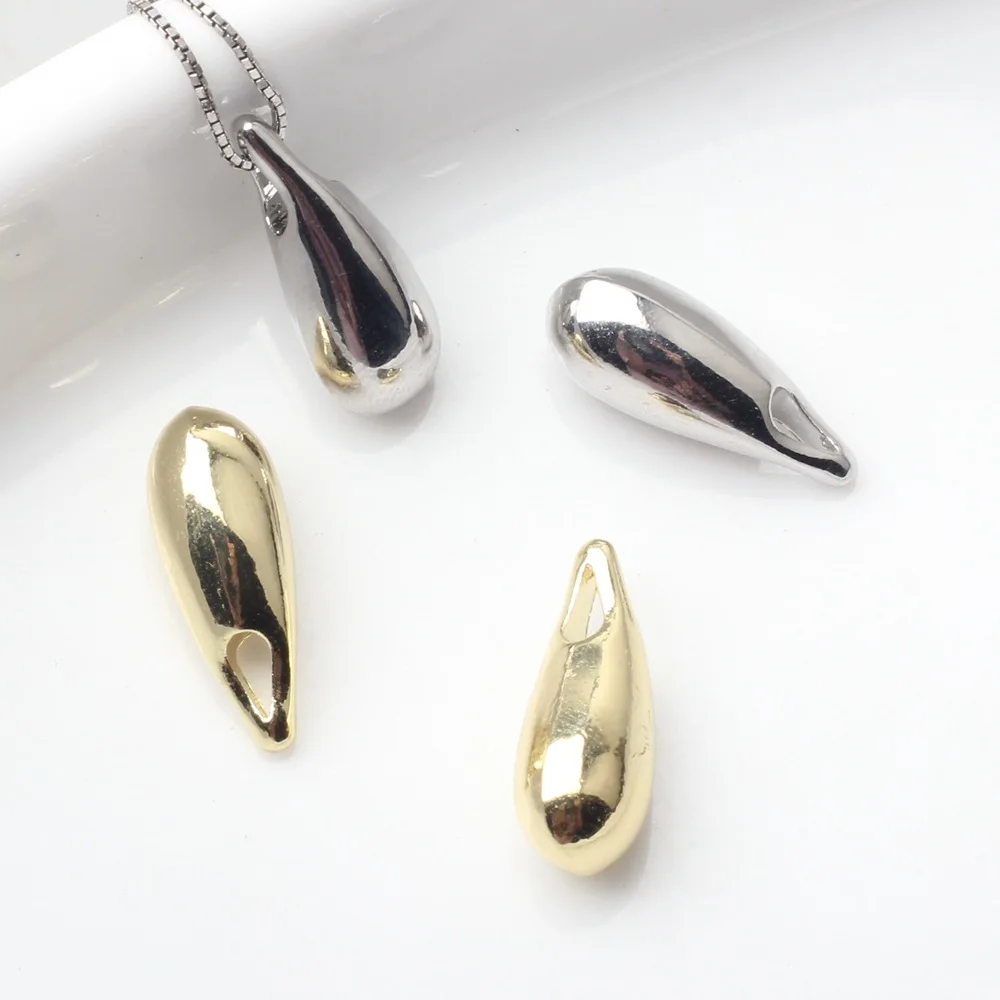 10Pcs/pack Simple Alloy Water Droplet Shaped Pendant For DIY Handmade Necklaces Jewelry Making Accessories
10Pcs/pack Simple Alloy Water Droplet Shaped Pendant For DIY Handmade Necklaces Jewelry Making Accessories