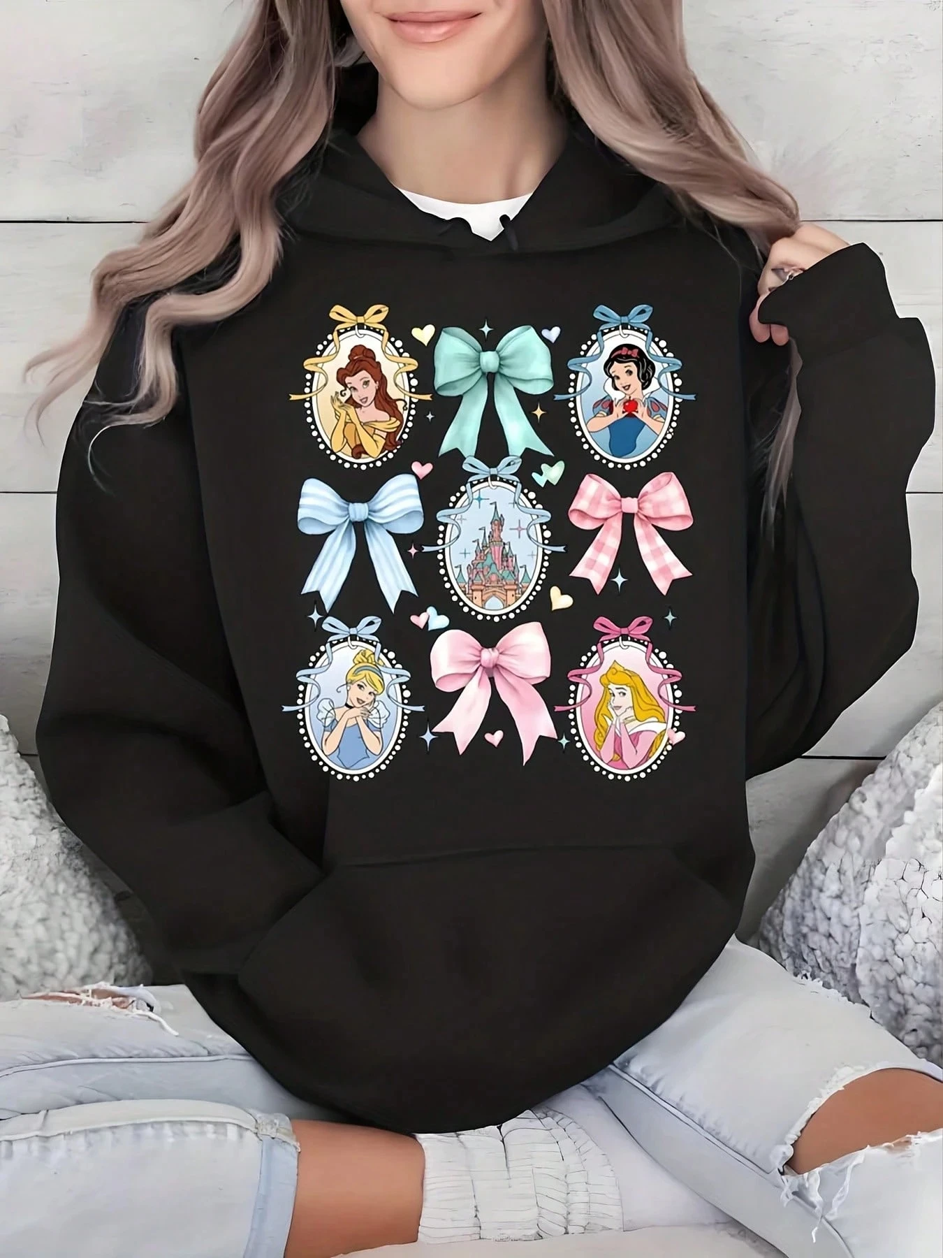 Женская толстовка с рисунком принцесс Диснея — унисекс, осенне-зимняя флисовая толстовка с капюшоном для повседневного использования на открытом воздухе, для любого случая
Женская толстовка с рисунком принцесс Диснея — унисекс, осенне-зимняя флисовая толстовка с капюшоном для повседневного использования на открытом воздухе, для любого случая