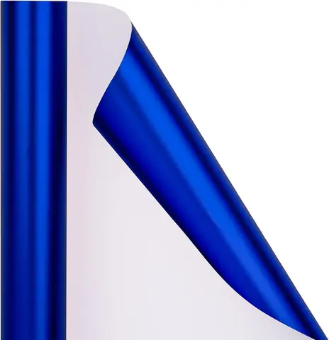 Premium Matte Chrome Metallic Blue Vinyl Wrap Film Self Adhesive Automotive Car Decal Wrapping Foil