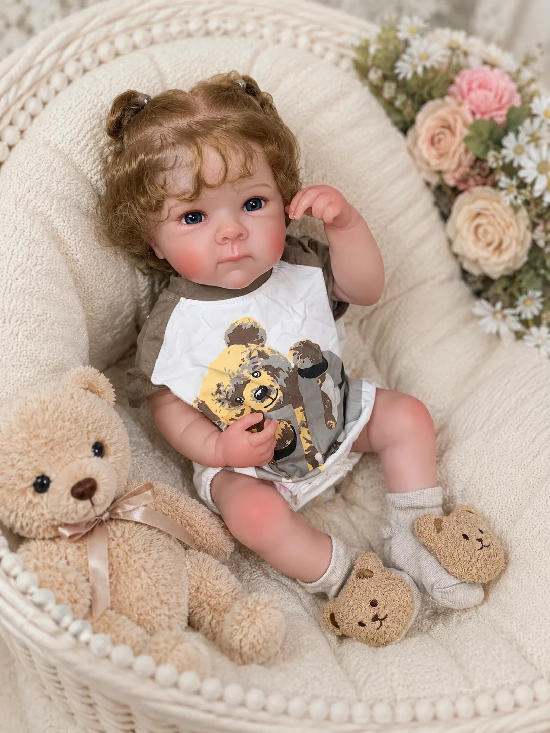 18 Inch Laura Reborn Girl Doll Full Vinyl Body Realistic Sleeping Baby Lifelike Collectible Toy Gift Home Decor
18 Inch Laura Reborn Girl Doll Full Vinyl Body Realistic Sleeping Baby Lifelike Collectible Toy Gift Home Decor