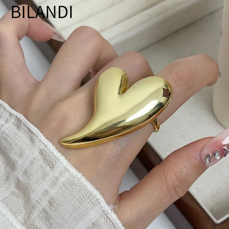 Bilandi Modern Jewelry European and American Design Metal Irregular Heart Rings For Women Female Gifts 2025 Trend New Hot Sale
Bilandi Modern Jewelry European and American Design Metal Irregular Heart Rings For Women Female Gifts 2025 Trend New Hot Sale