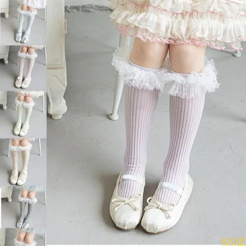 85AE Breathable Cotton Baby Hosiery Over Knee Socks for Little Girls Lace Detailing Special Occasion Wear Comfortable
85AE Breathable Cotton Baby Hosiery Over Knee Socks for Little Girls Lace Detailing Special Occasion Wear Comfortable