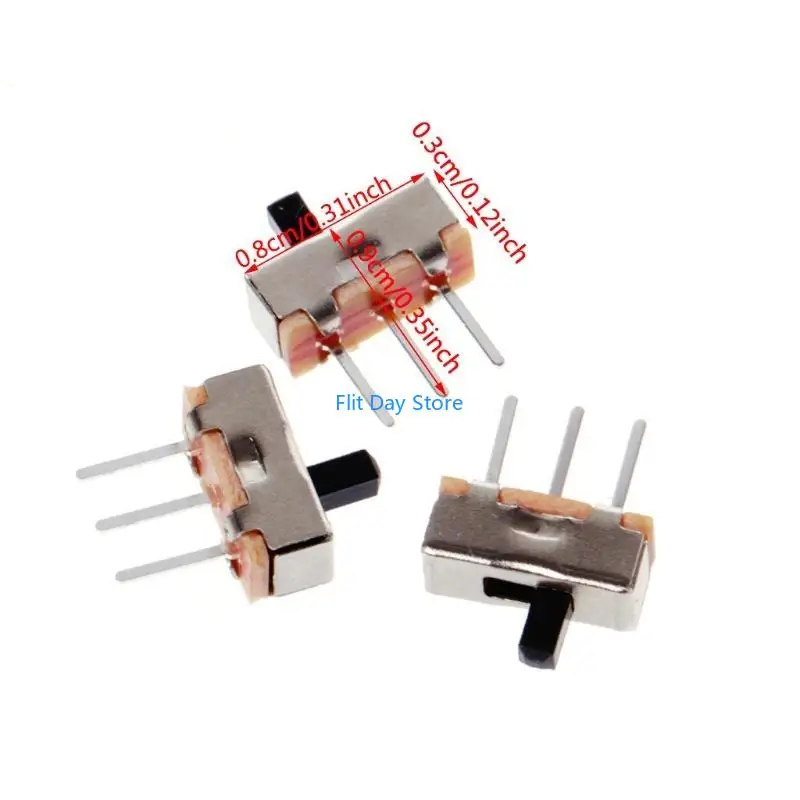F92C 10 PCS 2 Положение ВКЛ/OFF SPDT 1P2T 3 PIN -PIN -панель Mini Vertical Slide Switch
F92C 10 PCS 2 Положение ВКЛ/OFF SPDT 1P2T 3 PIN -PIN -панель Mini Vertical Slide Switch