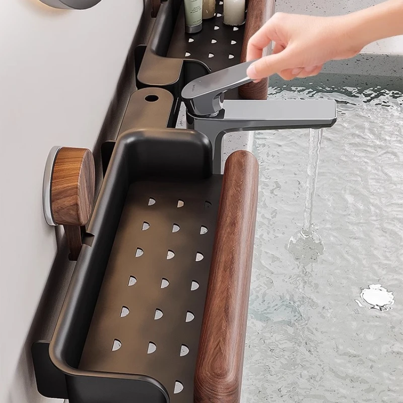 Medieval suction cup, washing table, storage rack, wood grain bathroom wall-mounted non-punching faucet storage rack
Medieval suction cup, washing table, storage rack, wood grain bathroom wall-mounted non-punching faucet storage rack