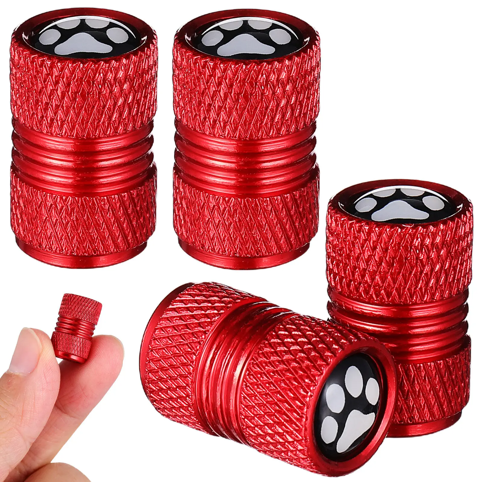 4Pcs Premium Stainless Steel Tire Valve Caps Chic Paw Print Pattern Splashproof Dirtproof Easy Screw on for Car Motorcycle Truck
4Pcs Premium Stainless Steel Tire Valve Caps Chic Paw Print Pattern Splashproof Dirtproof Easy Screw on for Car Motorcycle Truck