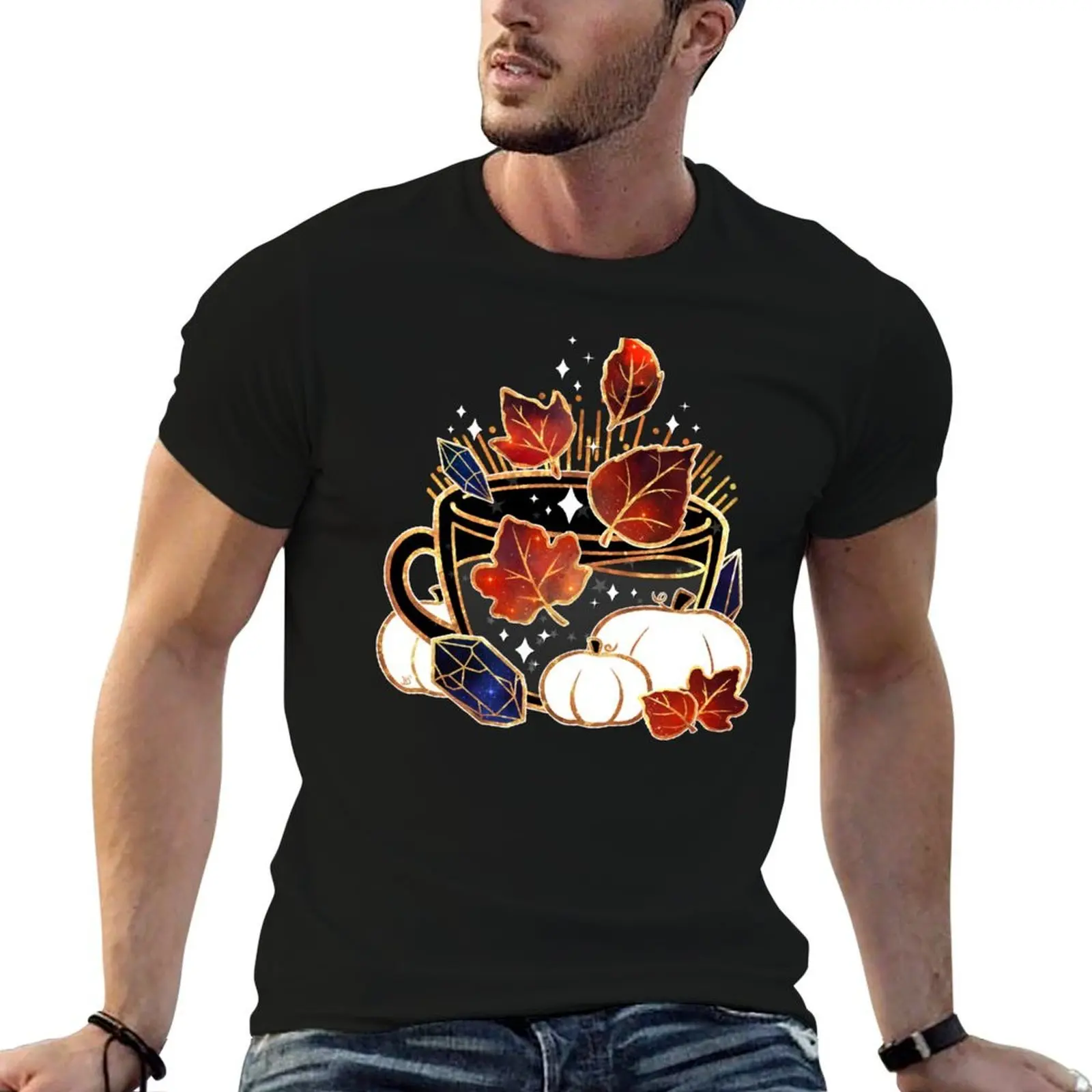 Gilded Autumn Teacup T-Shirt man t shirt luxury t shirts for man graphic vintage T-Shirt
Gilded Autumn Teacup T-Shirt man t shirt luxury t shirts for man graphic vintage T-Shirt