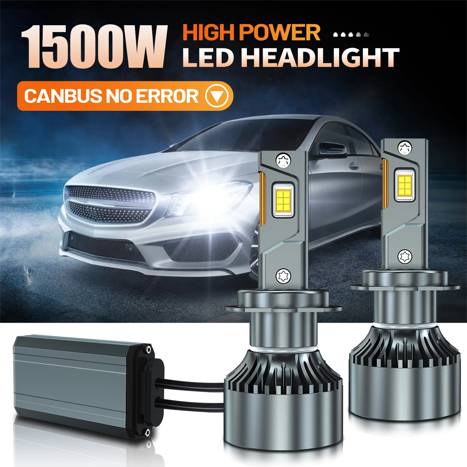 ACTVTCA 1500W CANBUS No Error LED Headlight H7 H4 9005 HB3 9006 HB4 9012 HIR2 H8 H9 H11 LED Car light 6000K Auto Bulbs 12V 24V
ACTVTCA 1500W CANBUS No Error LED Headlight H7 H4 9005 HB3 9006 HB4 9012 HIR2 H8 H9 H11 LED Car light 6000K Auto Bulbs 12V 24V