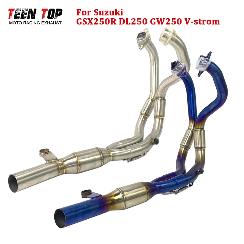 For Suzuki GSX250R DL250 GW250 Motorbike Exhaust Front Pipe 51mm Front Link Pipe V-Strom Exhaust Header Escape Moto Connect Tube
For Suzuki GSX250R DL250 GW250 Motorbike Exhaust Front Pipe 51mm Front Link Pipe V-Strom Exhaust Header Escape Moto Connect Tube