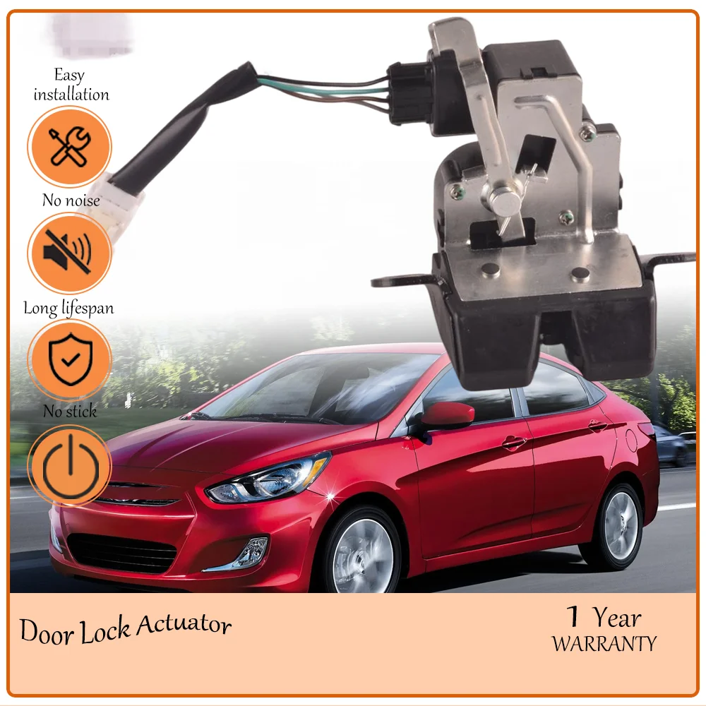 Anti-friction Rear Tailgate Lock Actuator, suits Accent 2011-2014, Sturdy Boot Trunk Latch Assembly OE 812301R200,81230-1R200
Anti-friction Rear Tailgate Lock Actuator, suits Accent 2011-2014, Sturdy Boot Trunk Latch Assembly OE 812301R200,81230-1R200
