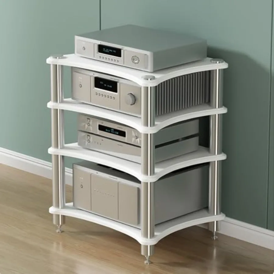 Modern Audio Rack Stylish Stereo Stand for Av Media, Storage, Media Cabinet for Home Theater and Living Room Space-Saving Desig
Modern Audio Rack Stylish Stereo Stand for Av Media, Storage, Media Cabinet for Home Theater and Living Room Space-Saving Desig